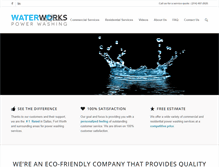 Tablet Screenshot of powerwashdallas.com